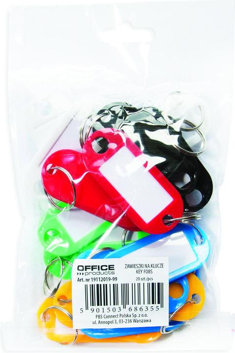 Actual product image Office Products Key ring, 50x20 cm, 20 pieces, assorted colours