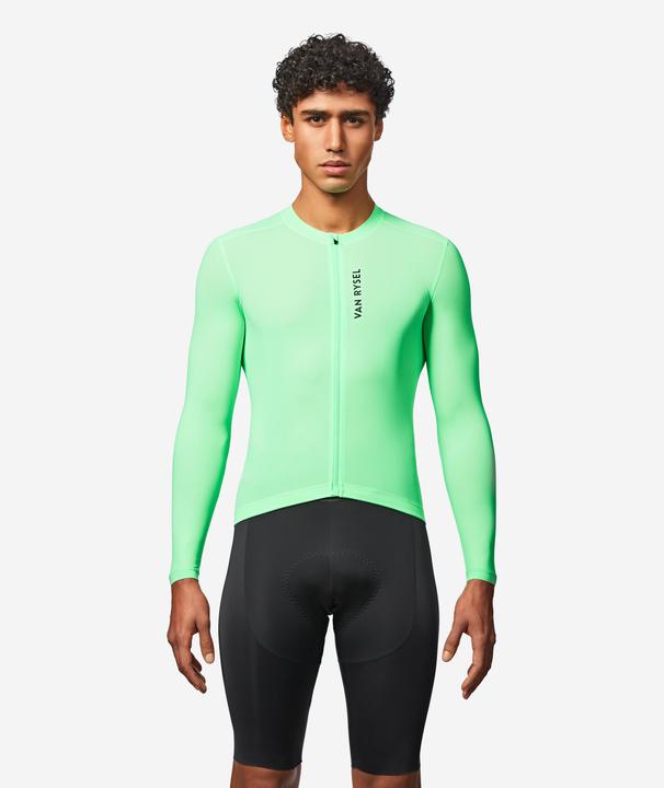Image du produit Van rysel Maillot vélo route manches longues été unisex uvp RCR 2 vert (S)