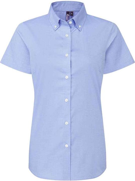Actual product image Premier Womens/Ladies Supreme Oxford Short-Sleeved Formal Shirt (XXL)