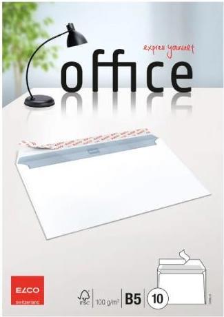 Image du produit Elco Enveloppes Premium sans fenêtre, blister (B5, 1 x)