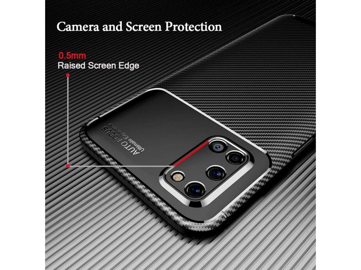 Immagine prodotto Screenguard Custodia Oppo A52 / A72 Cover Carbon Design TPU (Oppo A52, Oppo A72)