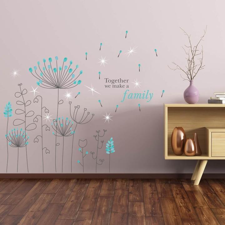 Image du produit Walplus Fleurs (85,5 x 85,5 cm)
