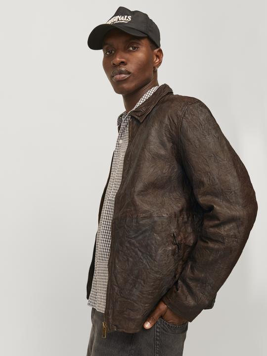 Produktbild Jack & Jones Jorcrincle Leather Jkt Styd Aw24 (M)