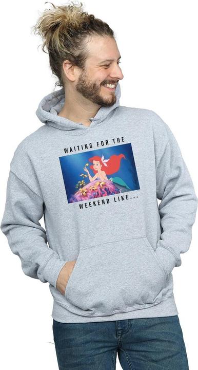 Actual product image Disney Princess Mens Ariel Waiting For The Weekend Hoodie (M)