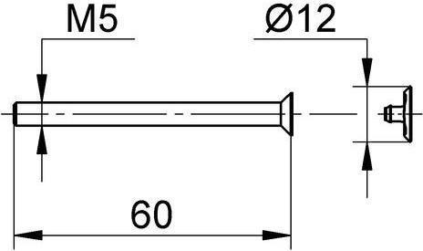 Actual product image Grohe EICHELBERG pan head screw 440434 for 44043426 concealed bath/shower mixer chrome concealed bath...