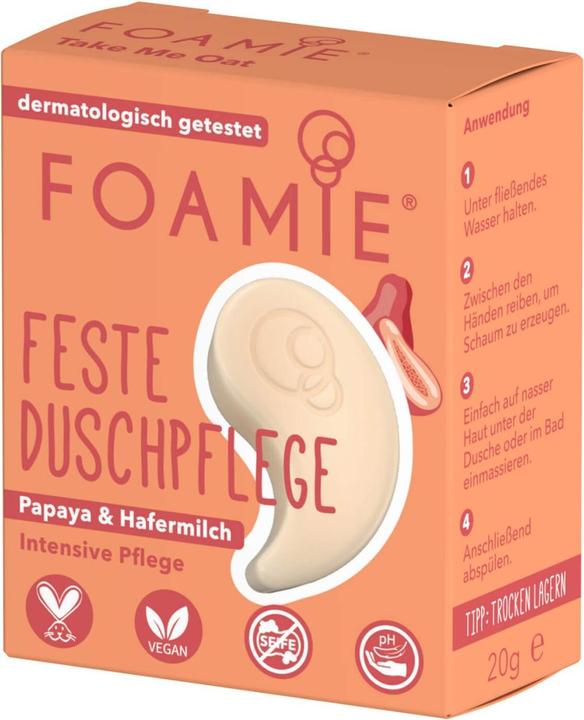 Actual product image Foamie - Solid shower care Take Me Oat Travel (Solid shampoo)