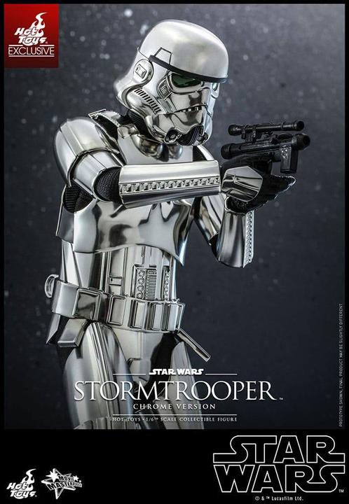 Produktbild Hot Toys Star Wars “Stormtrooper (Chrome Version)” 1/6 Actionfigur
