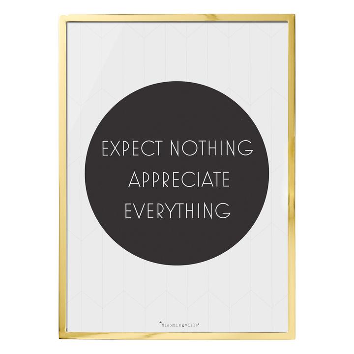 Image du produit Bloomingville Expect Nothing... (40 x 55 cm)