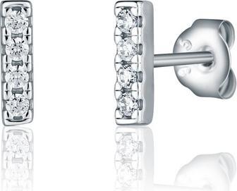 Image du produit JVD - Beautiful silver earrings with zircons SVLE2102X61BI00
