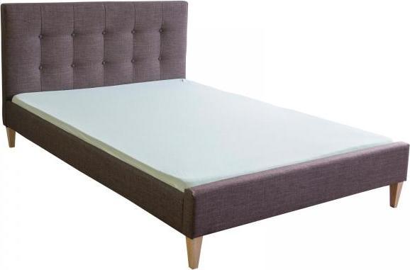 Image du produit Homestyle4u Lit rembourré Lit double Lit en tissu Cadre de lit (140 x 200)