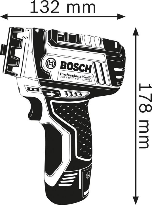 Immagine prodotto Bosch Professional Gsr 12v-15 Fc (Batteria ricaricabile)