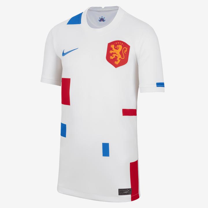 Actual product image Nike Nederland 2022 Stadium Uit Voetbalshirt voor kids - Wit - Maat M (M)