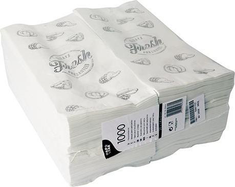 Actual product image Papstar Butcher's bag, kraft paper, folded, small (1000 x)