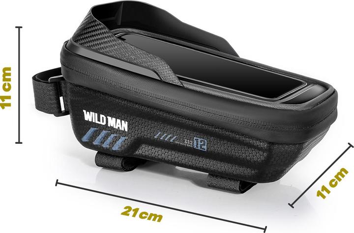 Image du produit Wildman Sacoche de vélo E12, volume total 1L