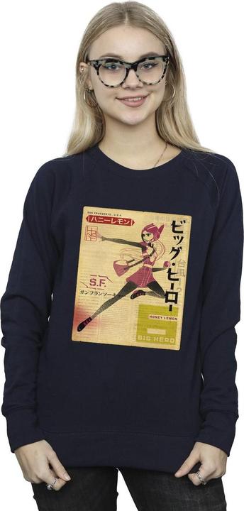 Image du produit Disney - Sweat BIG HERO BAYMAX HONEY LEMON NEWSPAPER - Femme (XL)