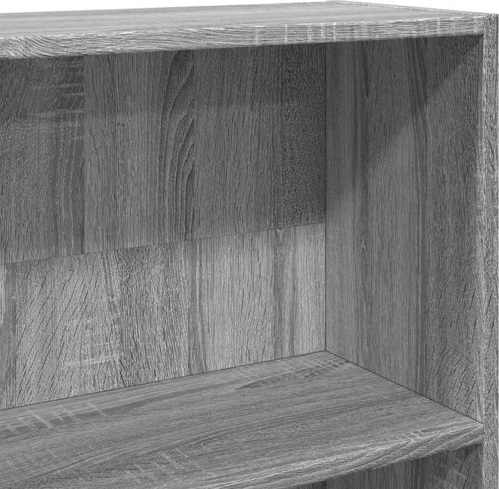 Image du produit VidaXL Bücherregal Regal Standregal Büroregal Aufbewahrungsregal Grau Sonoma (80 x 24 x 176 cm)