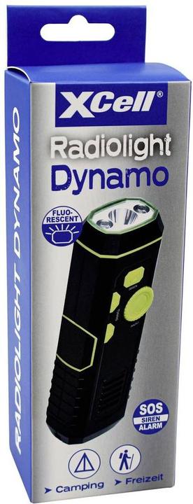 Actual product image XCell Radiolight Dynamo LED torch battery-powered, dynamo-powered 30 lm 1 (15.60 cm, 30 lm)