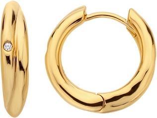Hot Diamonds Zeitlose vergoldete Ohrringe mit Diamanten Jac Jossa Soul De812