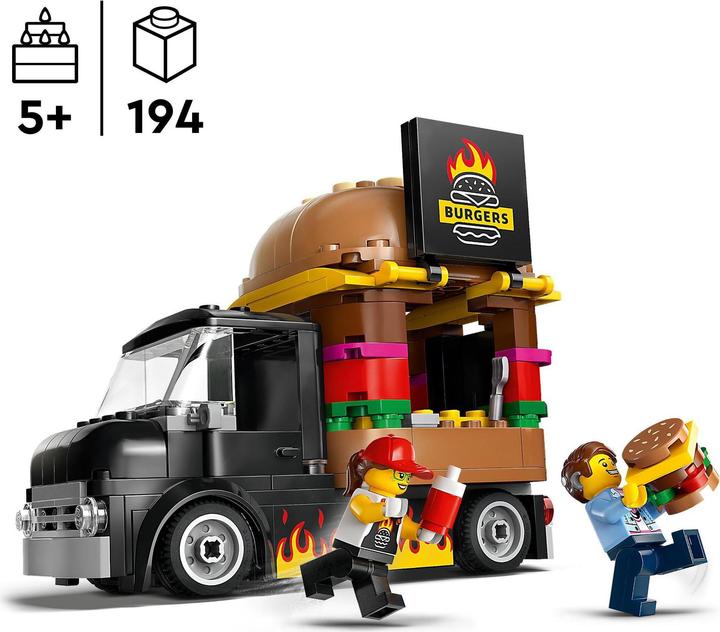 Actual product image LEGO Burger Truck (60404, LEGO City)