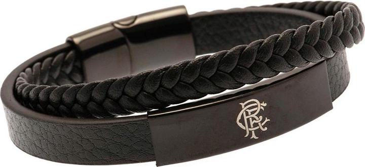 Produktbild Rangers FC Wappen Armband Leder (100% synthetisches Material)