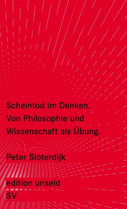Actual product image Scheintod im Denken (German, Peter Sloterdijk, 2010)