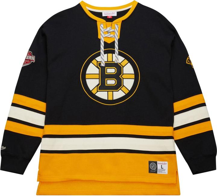 Immagine prodotto Mitchell & Ness M&N Boston Bruins NHL Lace-Up Heritage Hoody - L (L)