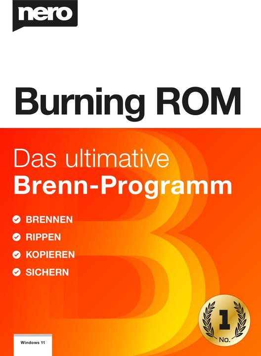 Nero Burning ROM (1 User, 1 Geräte/User, unbegrenzt)