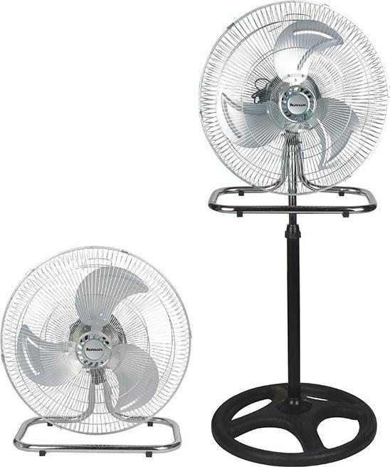 Actual product image Ravanson WT-7046 household fan Black, Stainless steel