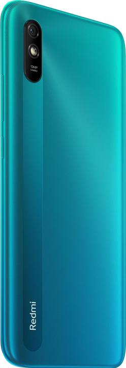 Actual product image Xiaomi Redmi 9A (32 GB, Peacock Green, 6.53", Hybrid Dual SIM, 13 Mpx, 4G)