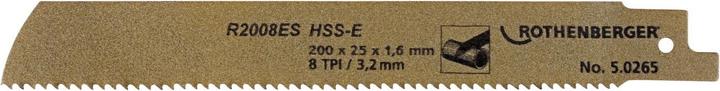 Actual product image Rothenberger Special tube saw blade HSSE, 200x25x1.6