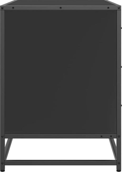 Actual product image VidaXL Black drawer unit 70x41x56 cm Wood-based drawer chest