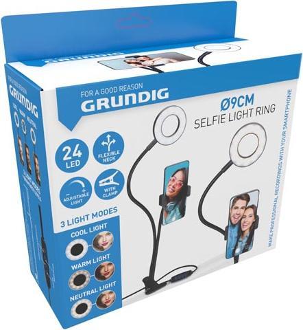 Actual product image Grundig 2-in-1 selfie studio clip
