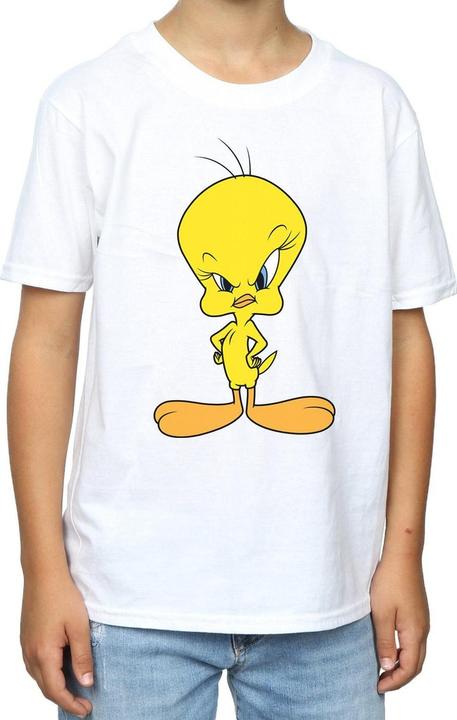 Immagine prodotto Looney Tunes Maglietta in cotone da ragazzo Angry Tweety (128)