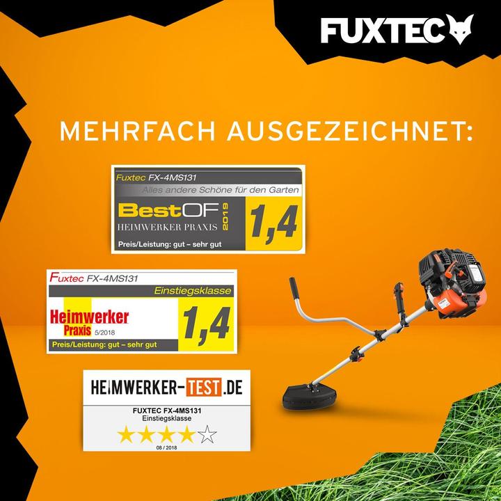 Produktbild Fuxtec FX-4MS131 4-Takt Motorsense (Trimmfaden, Metallschneideblatt)
