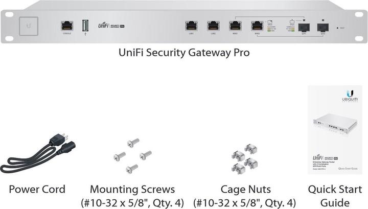 Produktbild Ubiquiti USG: UniFi Security Gateway Pro 4