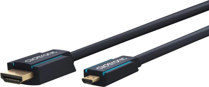 Productafbeelding clicktronic micro HDMI (Type D) - HDMI (Type A) (2 m, HDMI)