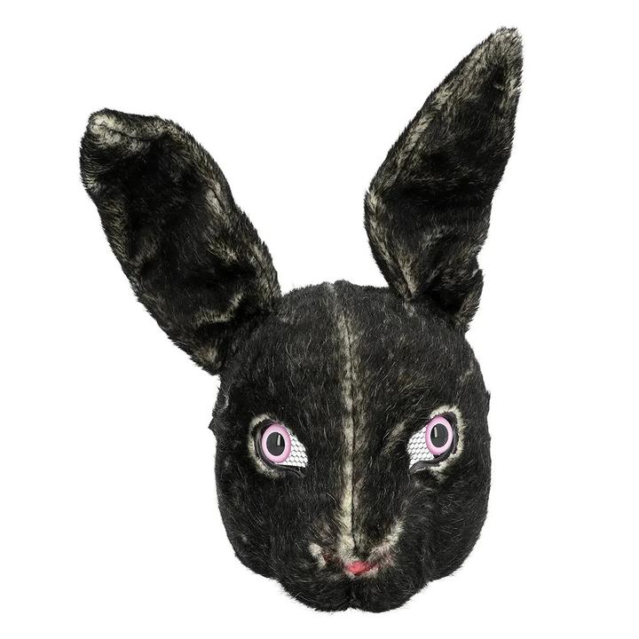 Immagine prodotto Boland Mezza maschera di peluche di coniglio nero