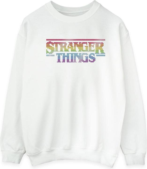 Produktbild Netflix Stranger Things Rainbow Dot Logo Sweatshirt (XXL)
