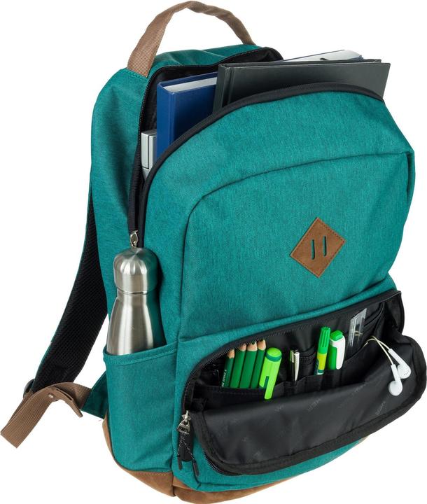 Produktbild Walker Schulrucksack Pure Eco 29 l, Smaragdgrün (29 l)