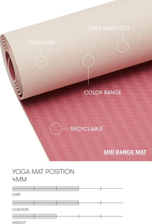 Actual product image CASALL Yoga mat position 4mm (4 mm)