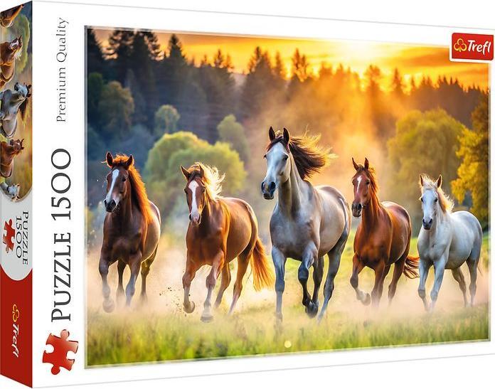 Immagine prodotto Trefl Puzzle 1500 - Pferde (1500 pezzi)