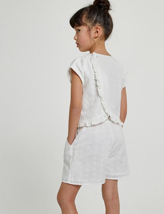 Produktbild La Redoute Collections Jumpsuit mit Volant und Lochstickerei (152)