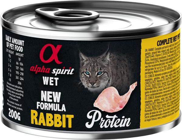 Actual product image Alpha Spirit CAT Rabbit can, AlphaSpirit, 200 g (1 pcs., 200 g)
