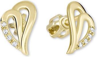 Immagine prodotto Brilio Orecchini in oro con cuore e cristalli 239 001 00738