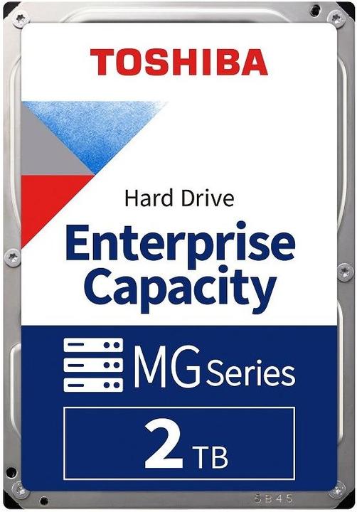Actual product image Toshiba Harddisk Enterprice Capacity MG04 3.5" SATA 2 TB (2 TB, 3.5")