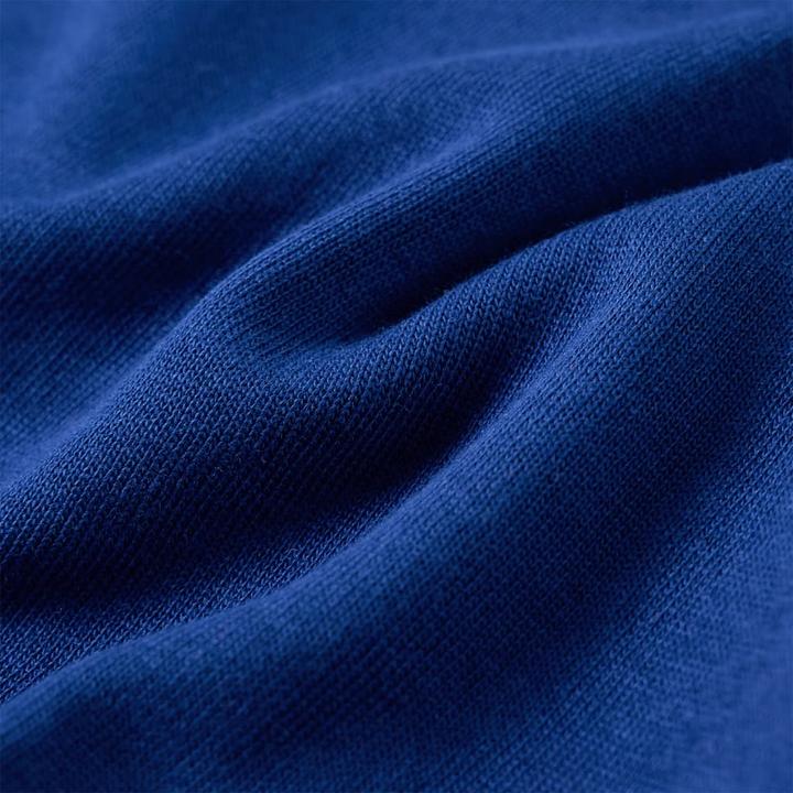 Actual product image VidaXL Children's hooded jumper dark blue 128,Material: 92 (128)