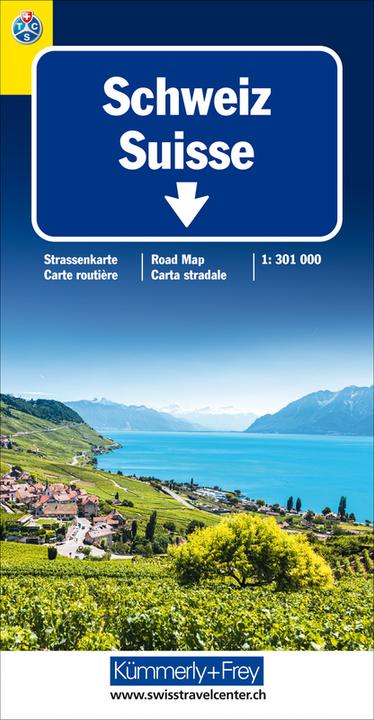 Immagine prodotto Mappe stradali - Svizzera (Inglese, Francese, 2022)