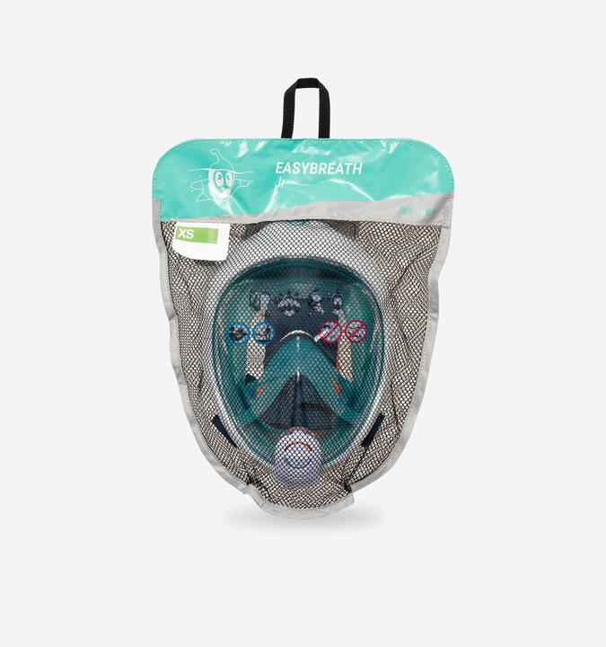 Immagine prodotto Subea Maschera da snorkeling XS per bambini (6-10 anni) - Easybreath turchese
