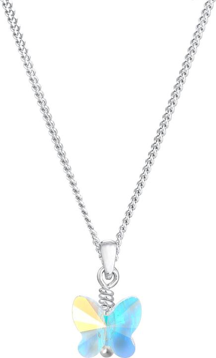 Produktbild Elli Halskette Kinder Schmetterling Kristalle 925 Silber (925er Sterling Silber, Glaskristall, 40 cm)
