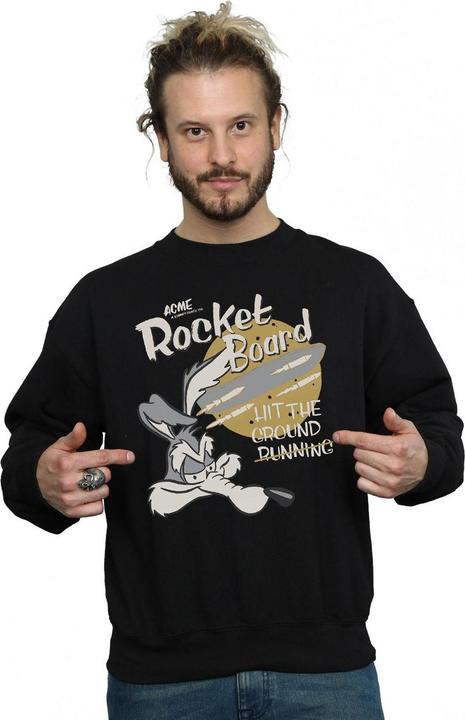 Immagine prodotto Looney Tunes Wile E Coyote Rocket Board Felpa Uomo (XL)